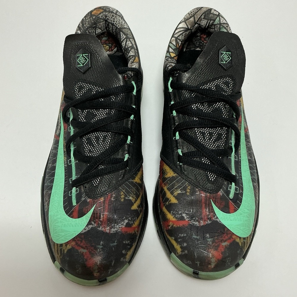Nike KD 6 All Star Gumbo League Illusion 599477-900 Green Glow/Black Size 4.5Y - Picture 3 of 7